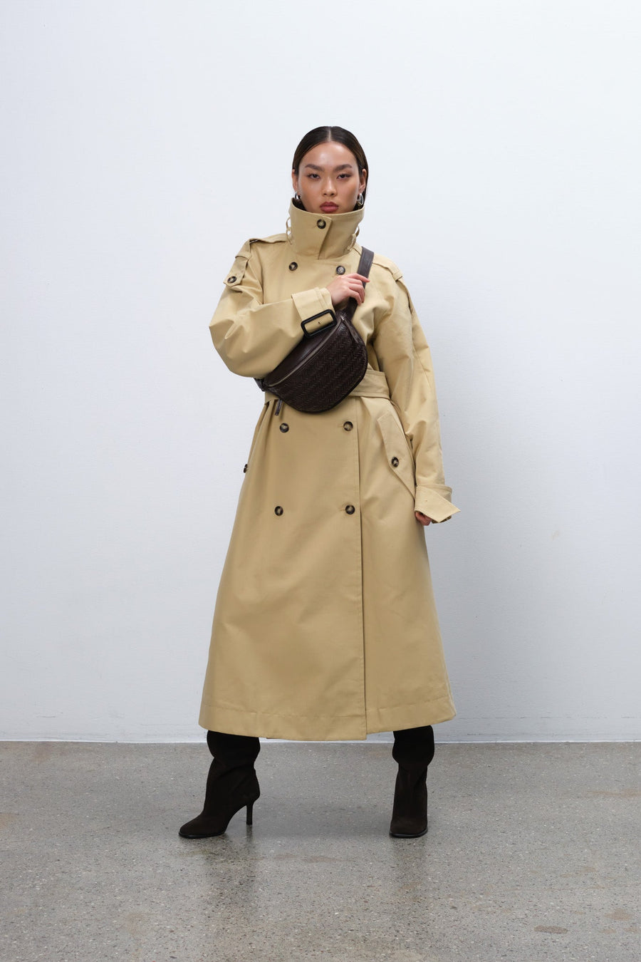 Lucca bumbag Palma Dark brown - ADAX - Bumbags