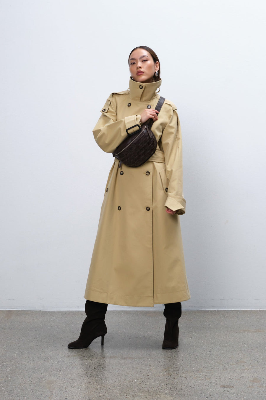 Lucca bumbag Palma Dark brown - ADAX - Bumbags