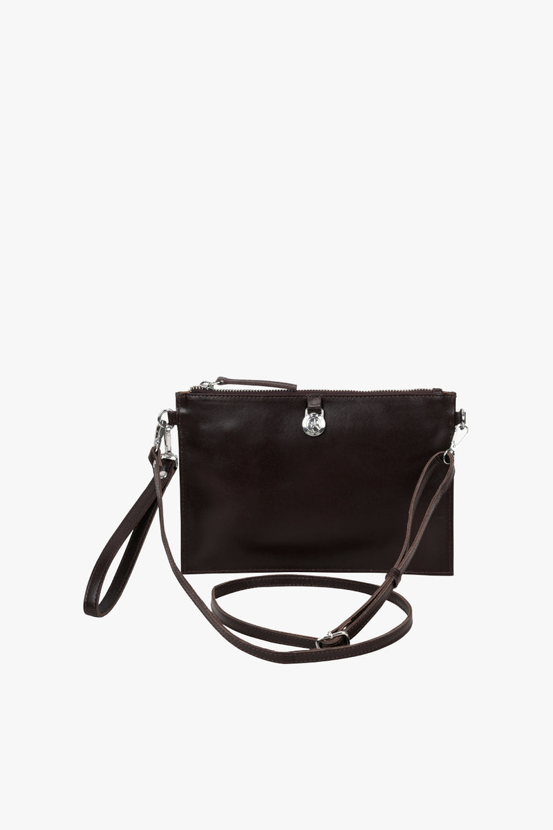 Rivoli combi clutch Randi Dark brown