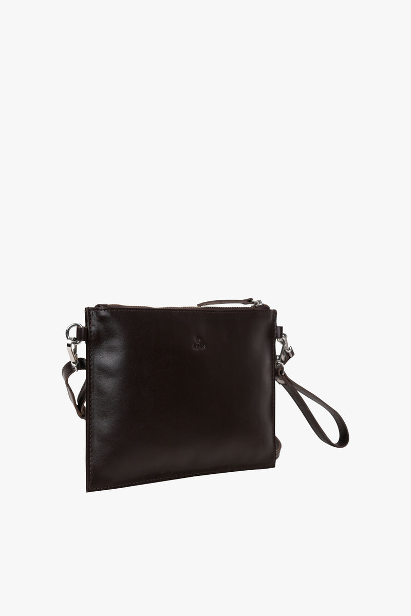 Rivoli combi clutch Randi Dark brown