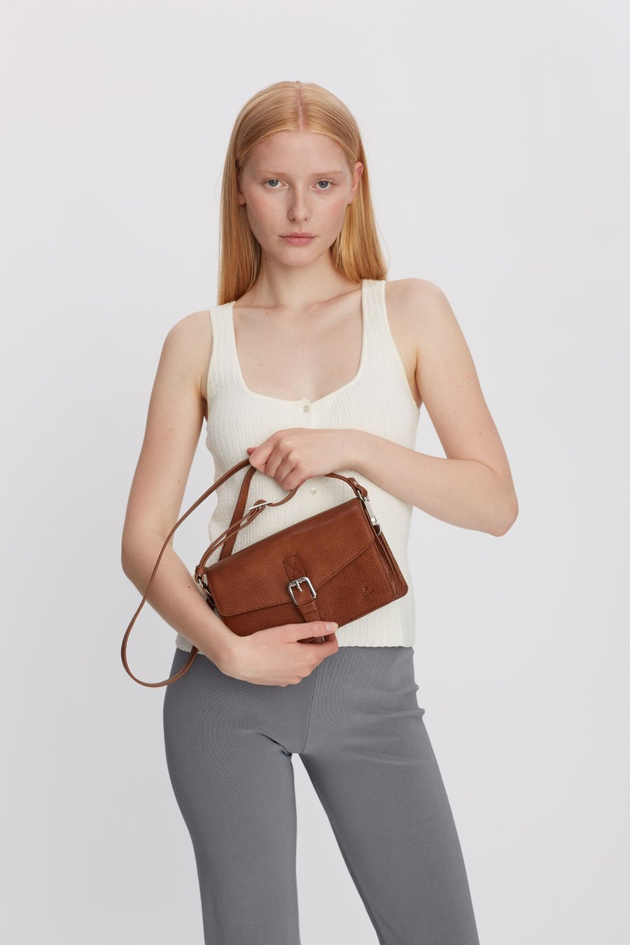 Brescia shoulder bag Nikita Caramel - ADAX - Skuldertasker