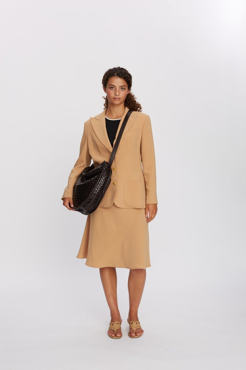 Salerno shoulder bag Norma Dark brown - ADAX - Skuldertasker