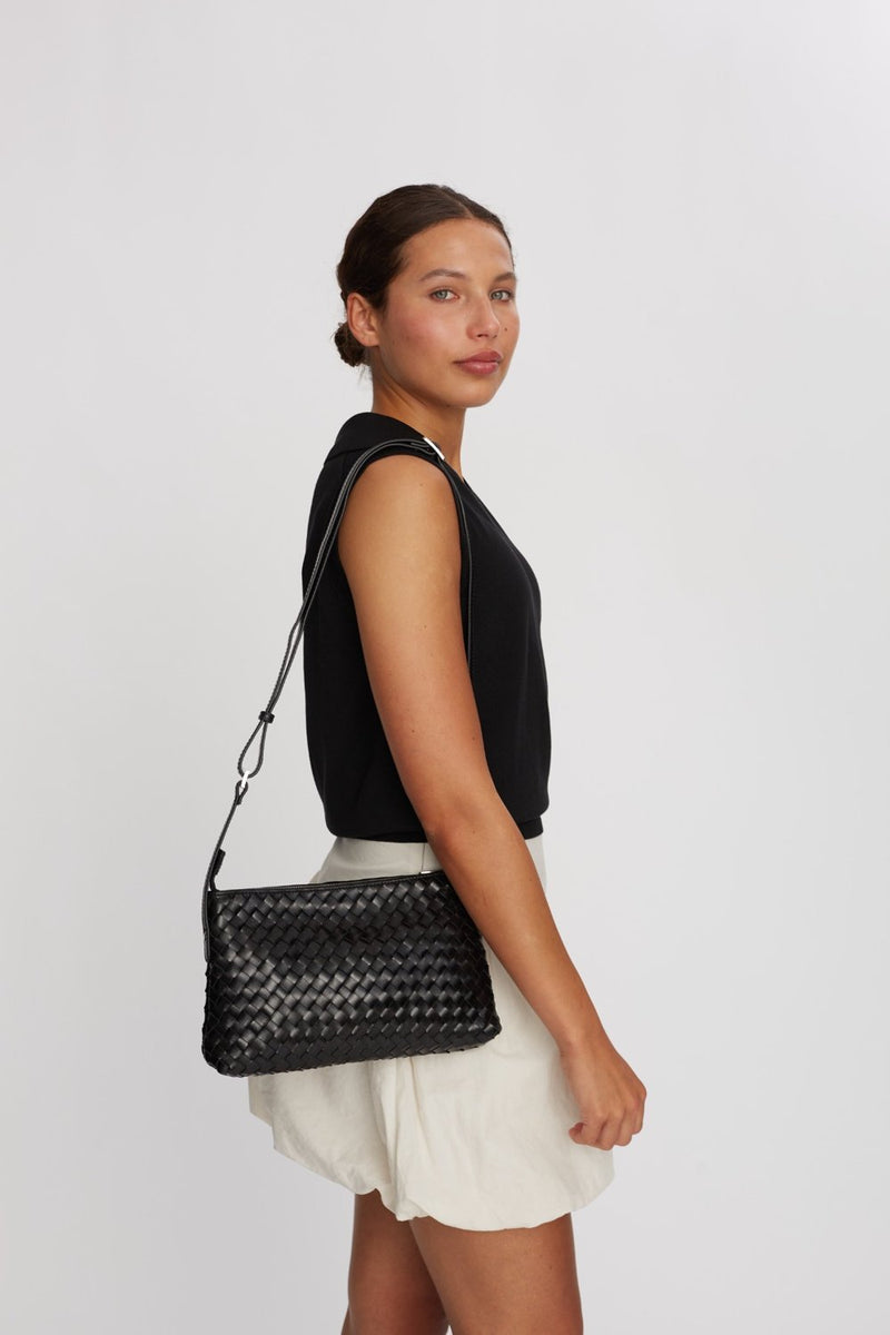 Salerno shoulder bag Barbara Black - ADAX - Crossbody