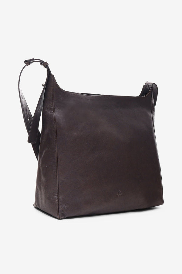 Vittoria shoulder bag Isabel Dark brown - ADAX - Skuldertasker