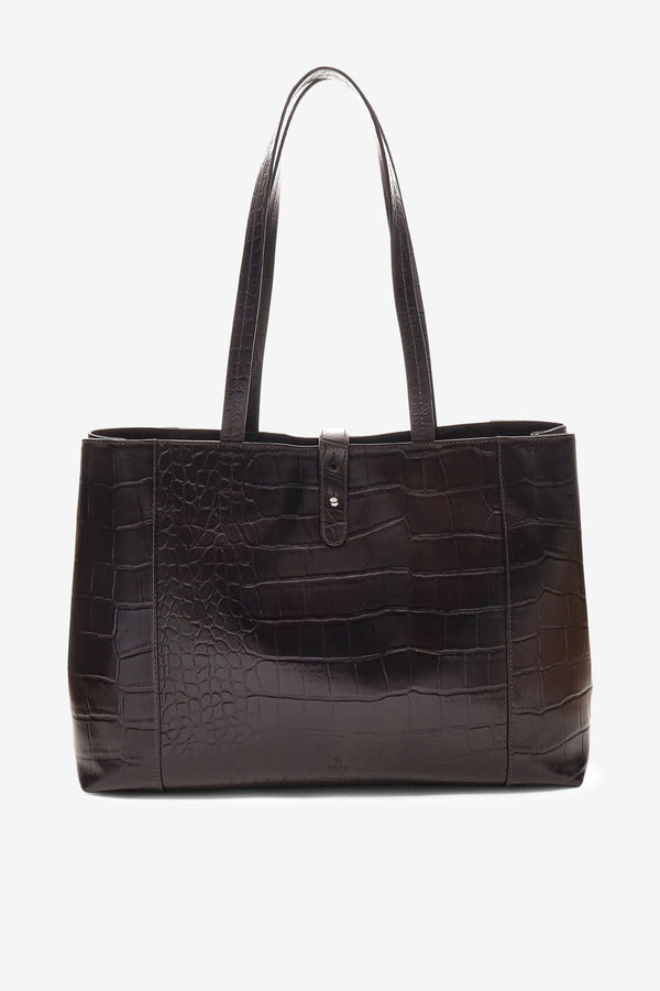 Teramo shopper Iris Dark brown - ADAX - Shopper