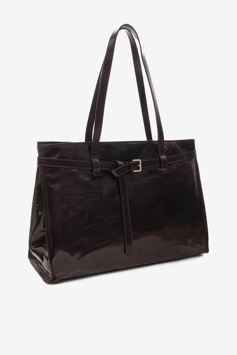 Milano handbag Thalia Dark brown - ADAX - Håndtasker