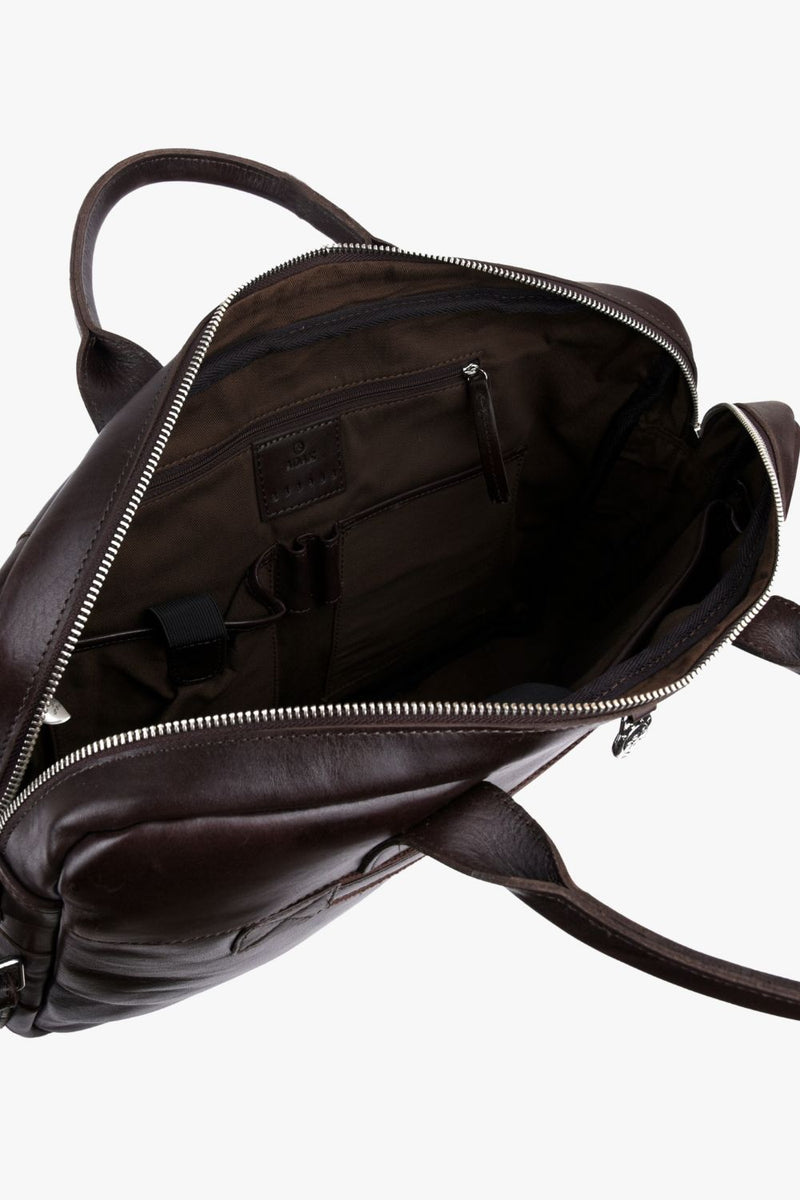 Limona portfolio Blake 14' Dark brown - ADAX - Computertasker