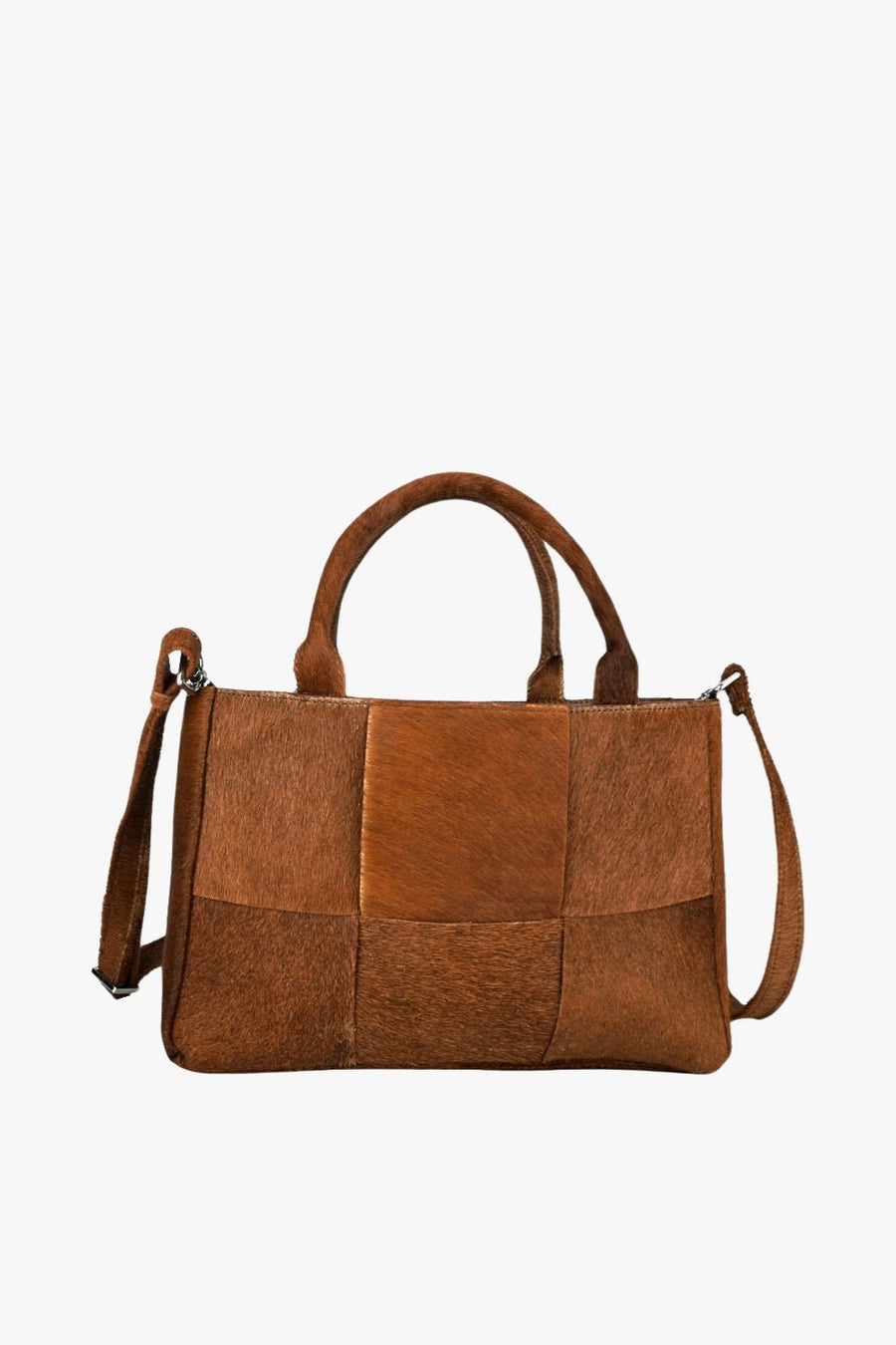 Molino braided handbag Harper Caramel - ADAX - Håndtasker