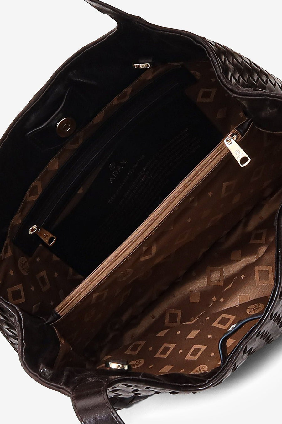 Salerno shoulder bag Alica Dark brown - ADAX - Arbejdstasker