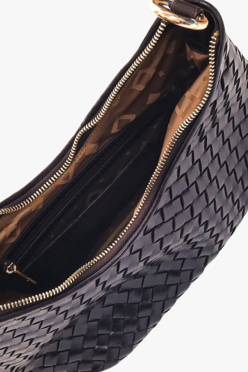 Salerno shoulder bag Mona Dark brown - ADAX - Tasker