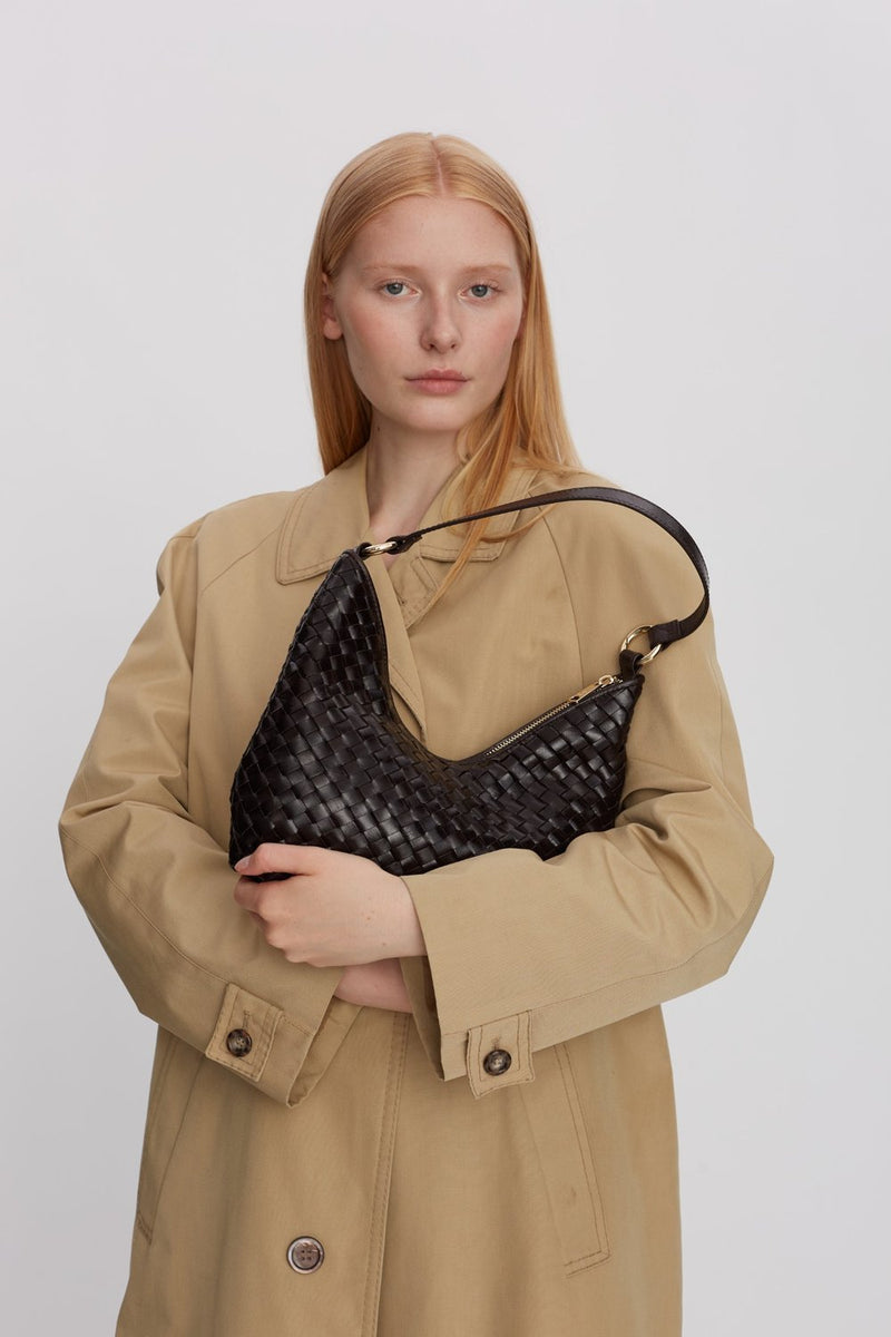 Salerno shoulder bag Mona Dark brown - ADAX - Tasker