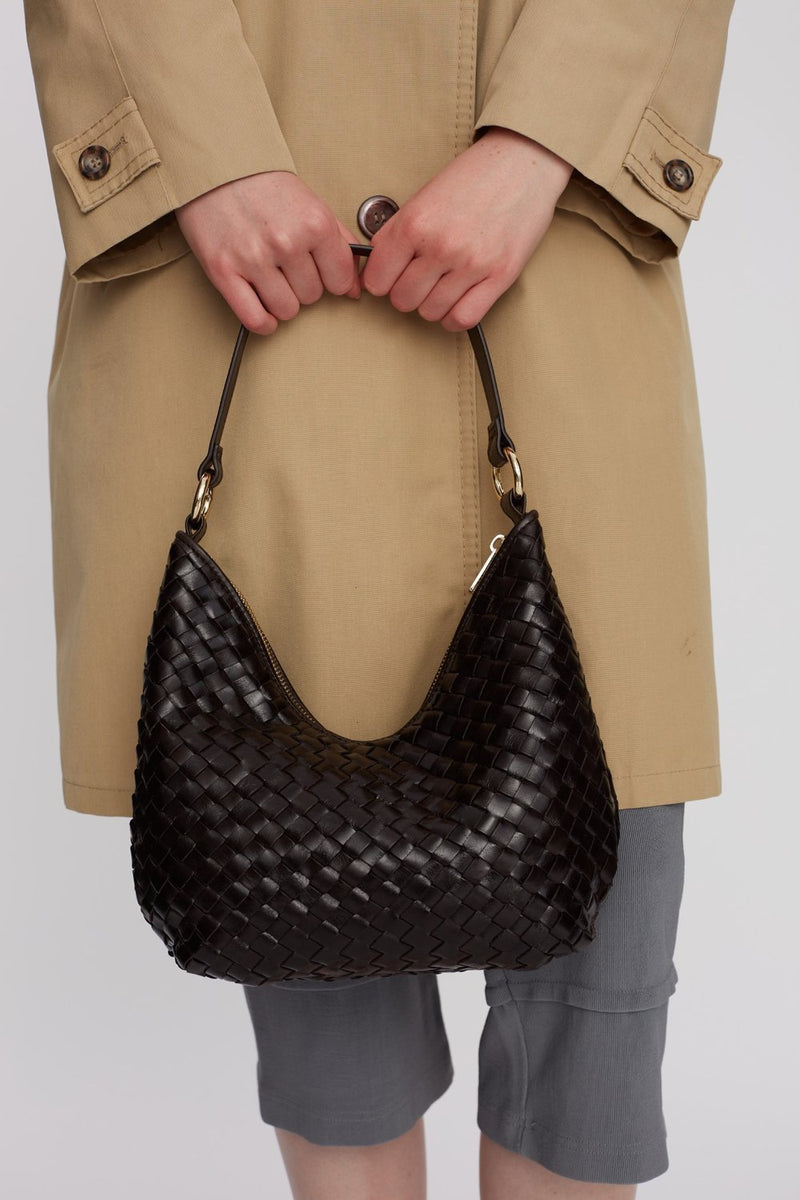 Salerno shoulder bag Mona Dark brown - ADAX - Tasker