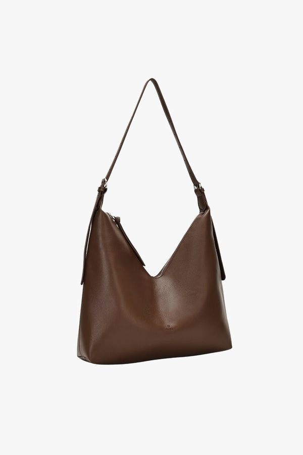 Hello I'm Vegan Danica Dark brown - ADAX - Skuldertasker