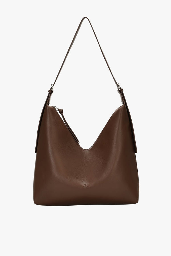 Hello I'm Vegan Danica Dark brown - ADAX - Skuldertasker
