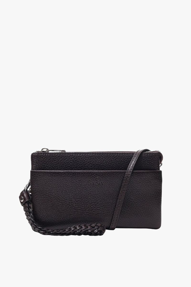 Cormorano combi clutch Nellie Chocolate - ADAX - Clutches