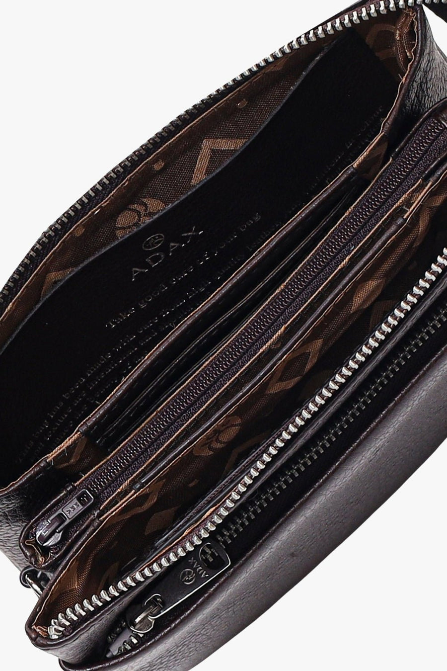 Cormorano combi clutch Nellie Chocolate - ADAX - Clutches