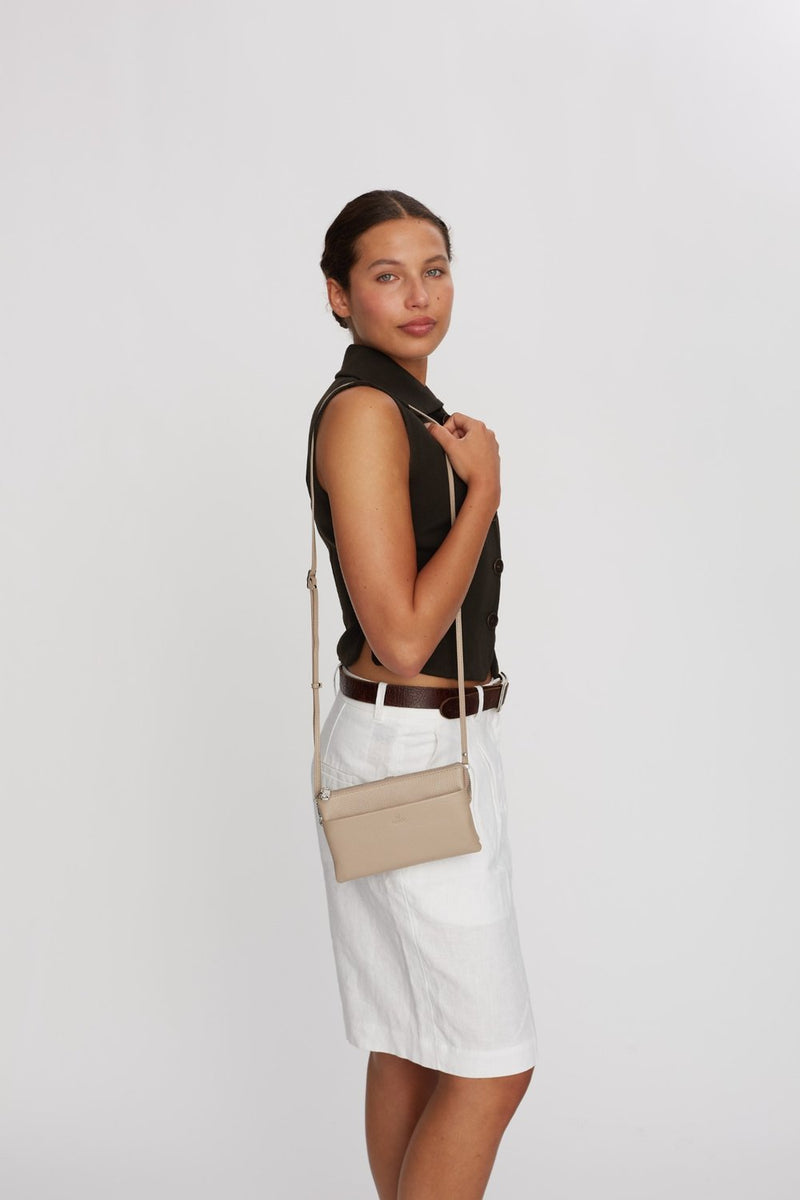 Cormorano combi clutch Nellie Stone - ADAX - Clutches