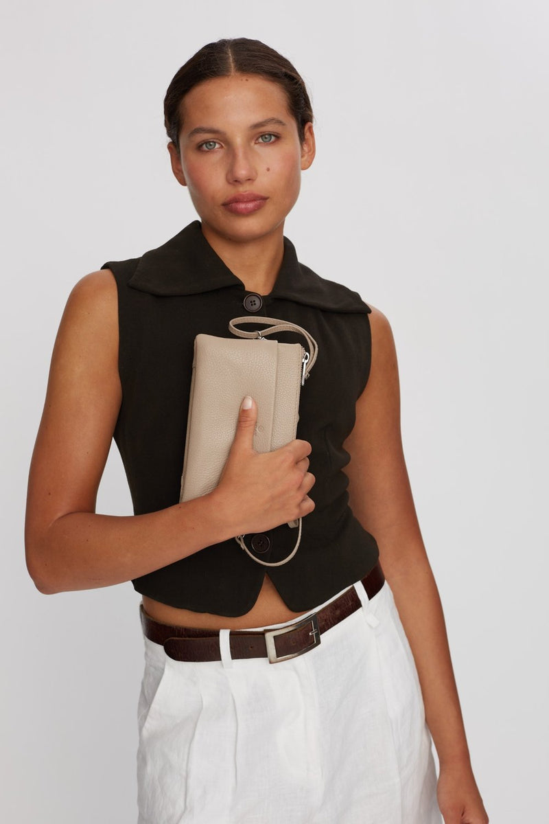 Cormorano combi clutch Nellie Stone - ADAX - Clutches