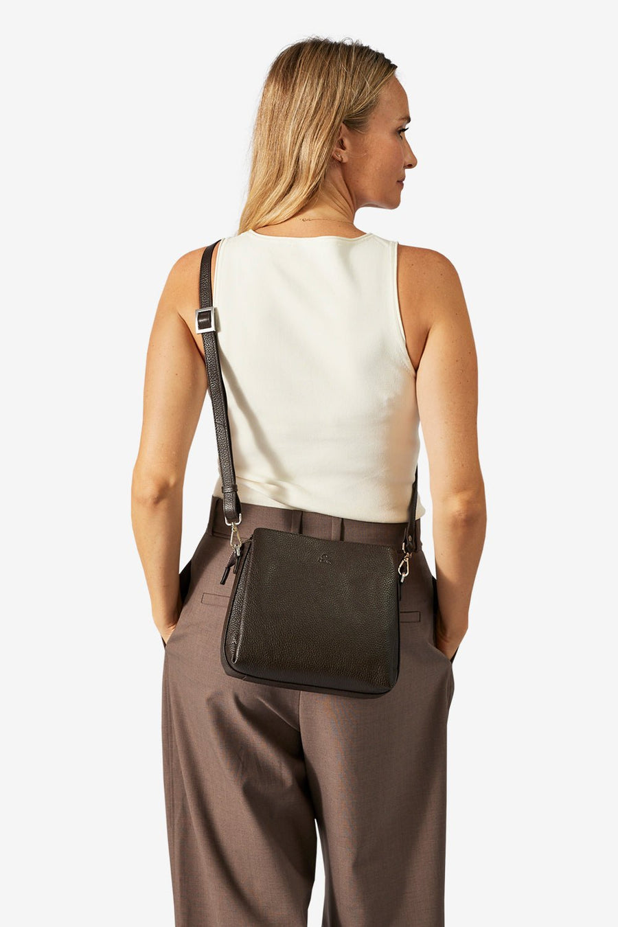 Cormorano shoulder bag Sia Dark brown - ADAX - Skuldertasker