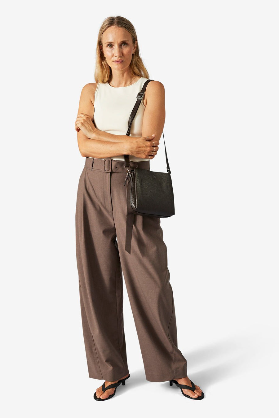 Cormorano shoulder bag Sia Dark brown - ADAX - Skuldertasker