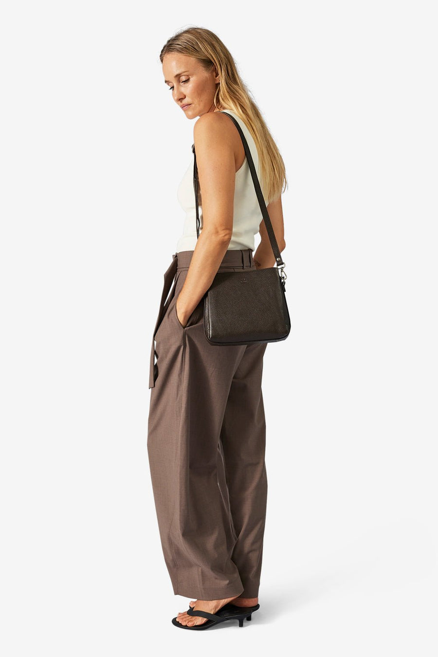 Cormorano shoulder bag Sia Dark brown - ADAX - Skuldertasker