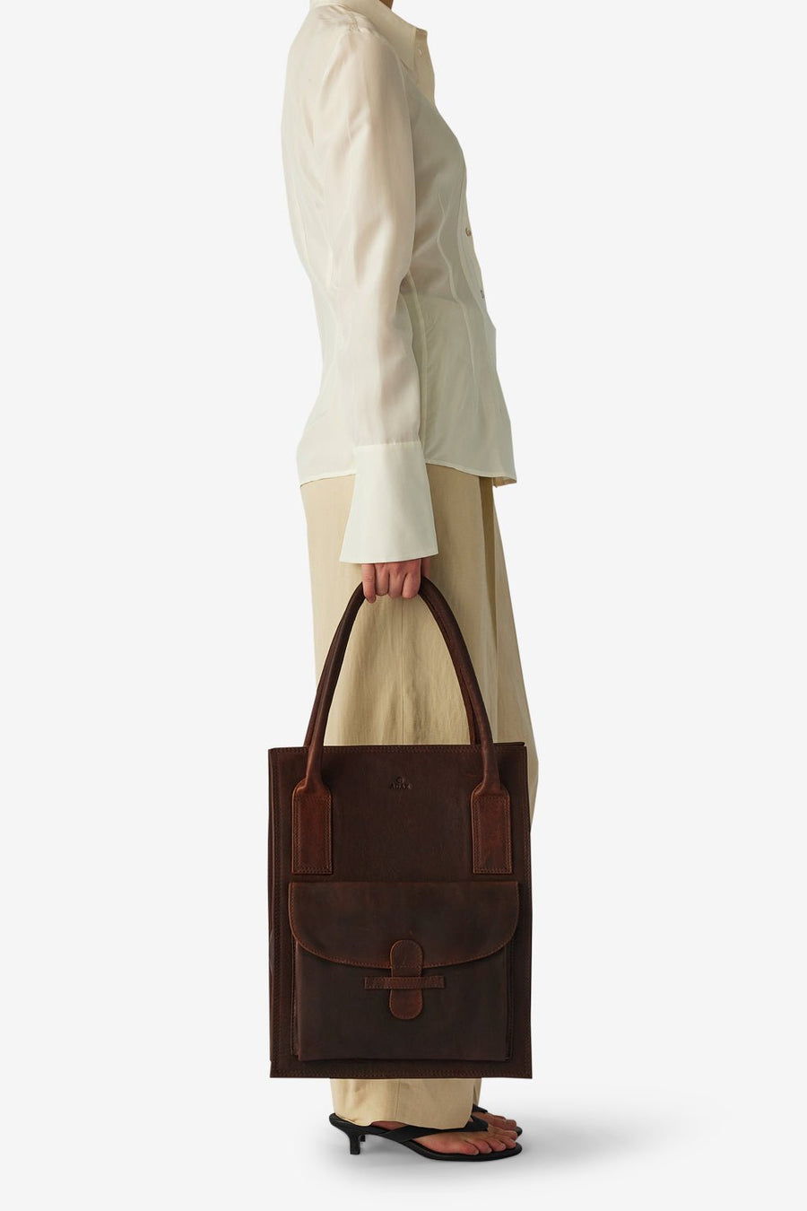 Ragusa shopper Tina Dark brown - ADAX - Shopper