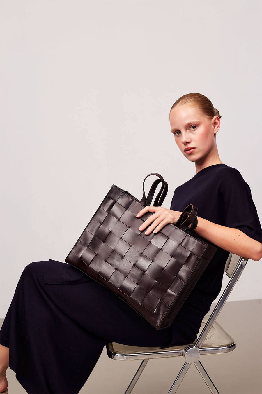 Limona shopper Ingrid Dark brown - ADAX - Tasker
