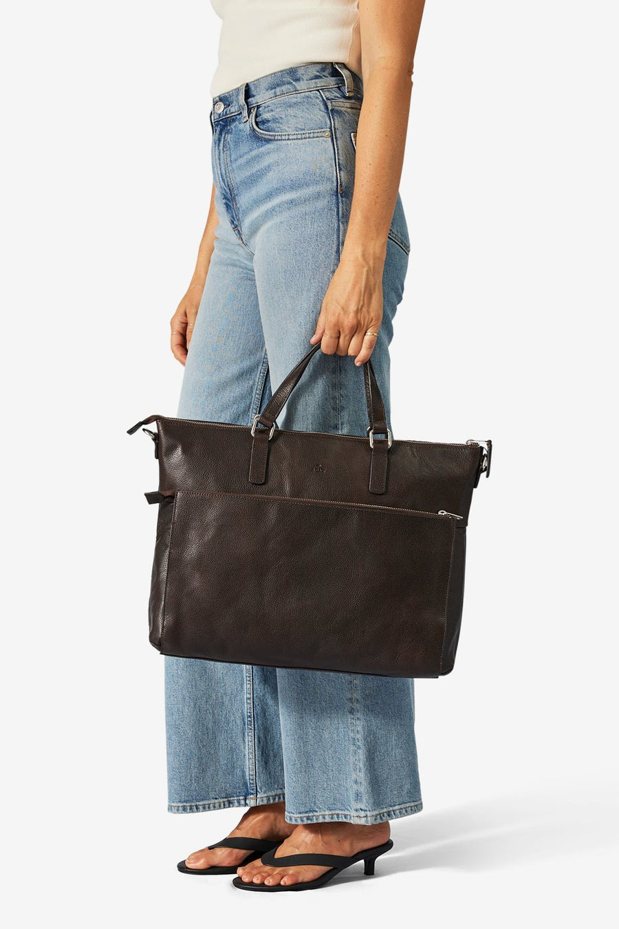 Napoli working bag Sasha 17¨ Dark brown - ADAX - Arbejdstasker