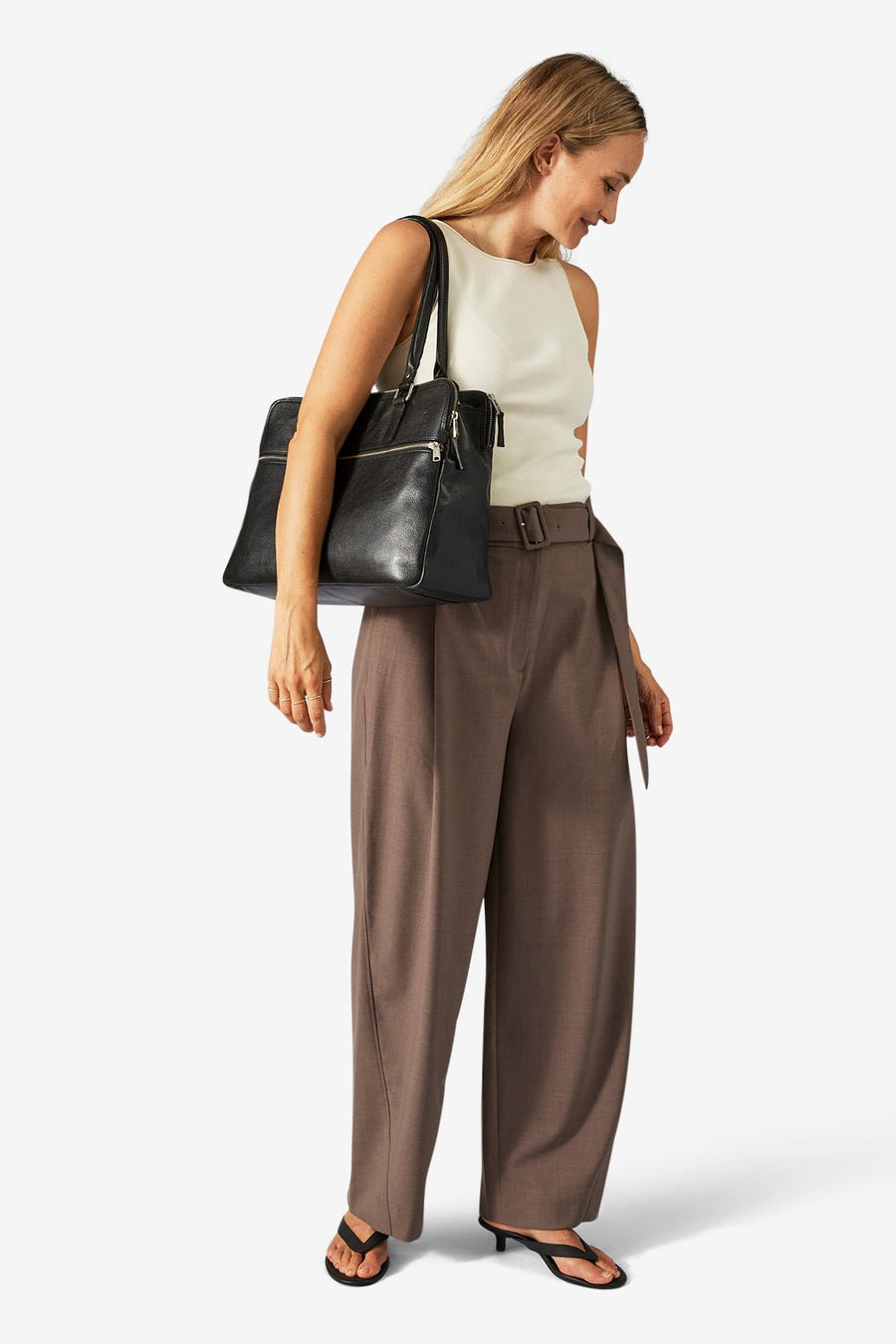 Napoli handbag Gerda 14¨ Black - ADAX - Arbejdstasker