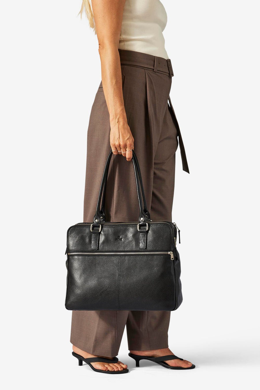 Napoli handbag Gerda 14¨ Black - ADAX - Arbejdstasker