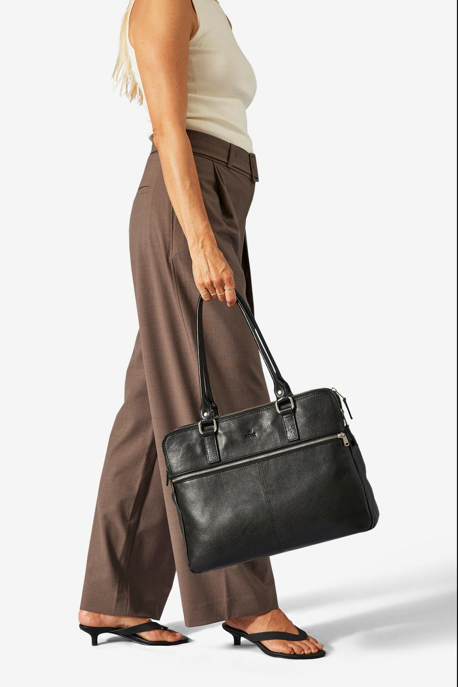 Napoli handbag Gerda 14¨ Black - ADAX - Arbejdstasker