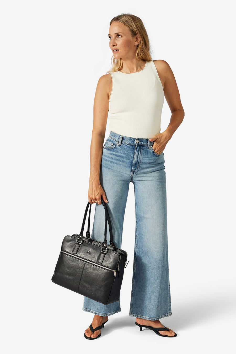 Napoli handbag Gerda 14¨ Black - ADAX - Arbejdstasker