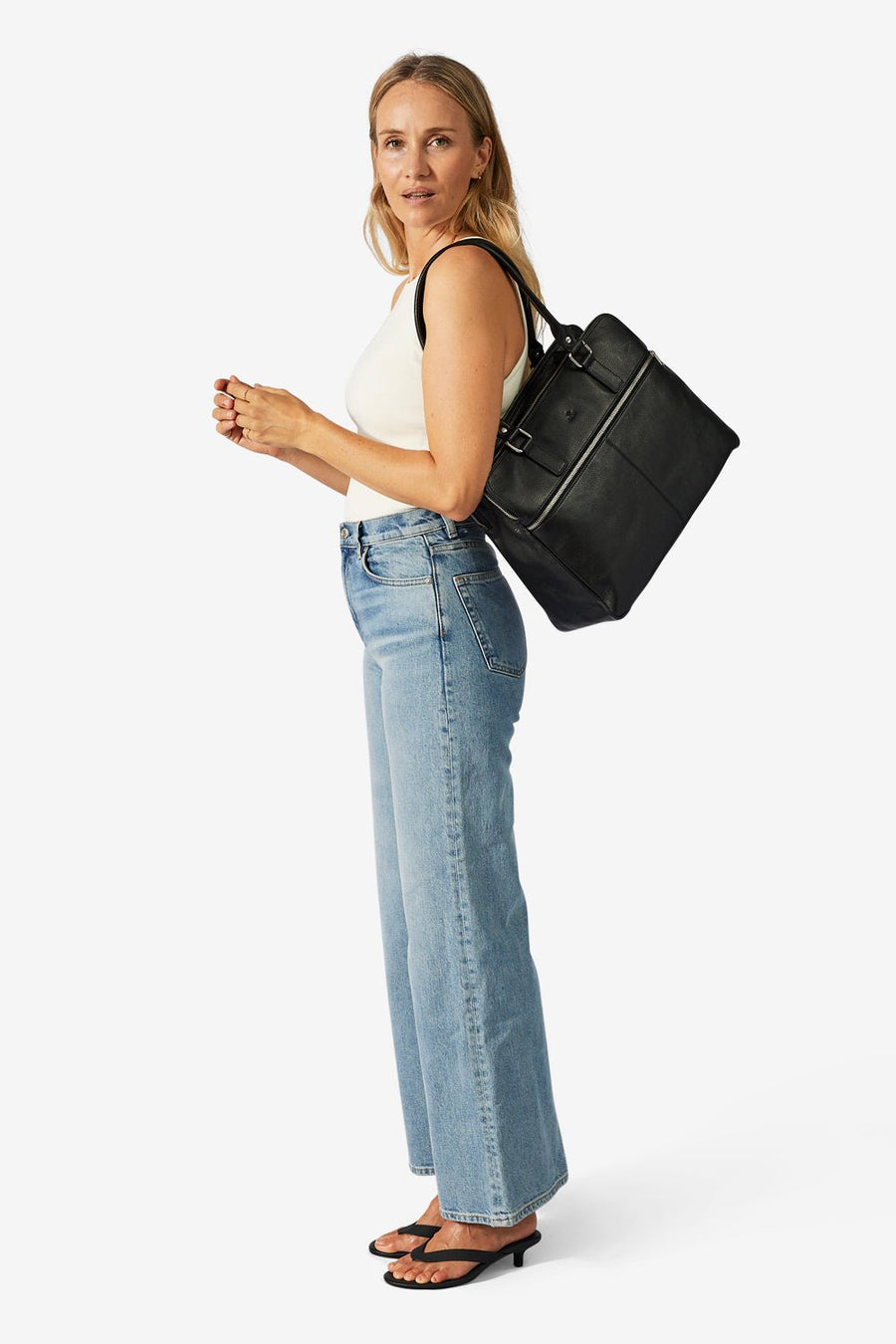 Napoli handbag Gerda 14¨ Black - ADAX - Arbejdstasker