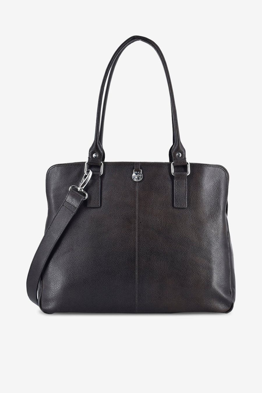 Napoli handbag Gerda 14¨ Dark brown - ADAX - Arbejdstasker