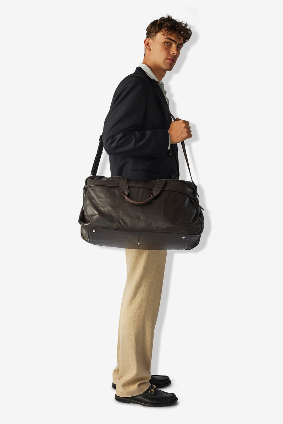 Prato weekend bag Arthur Dark brown - ADAX - Rejsetasker