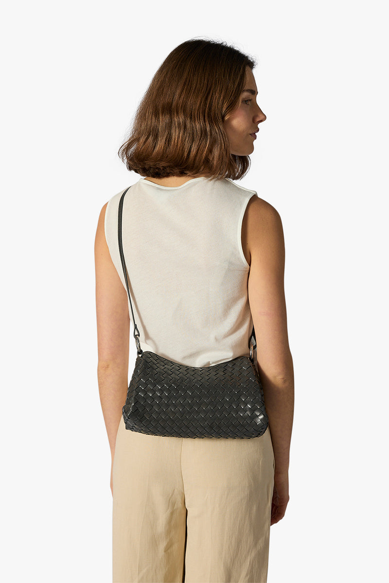 Salerno shoulder bag Eleonora Charcoal