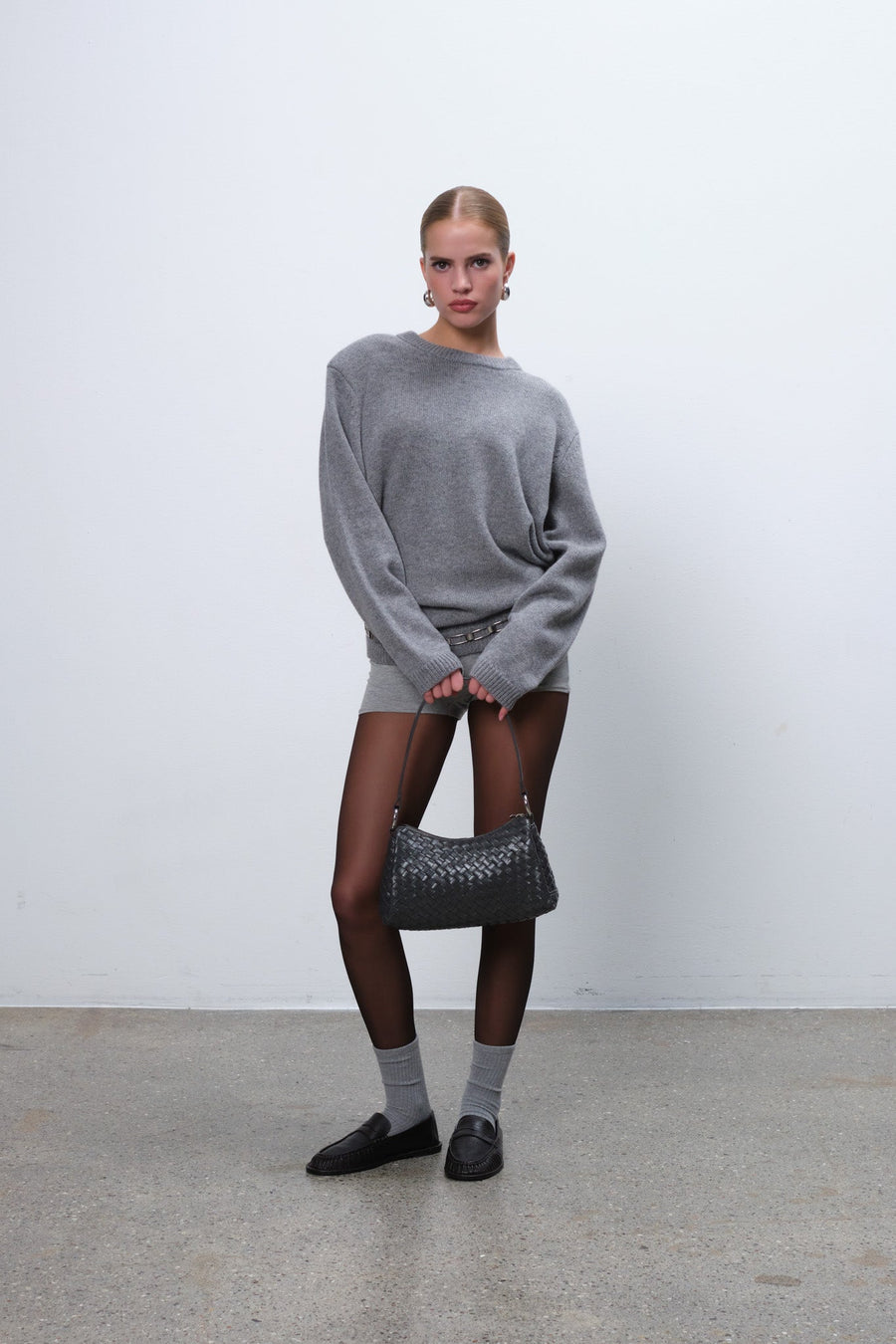 Salerno shoulder bag Eleonora Charcoal - ADAX - Skuldertasker