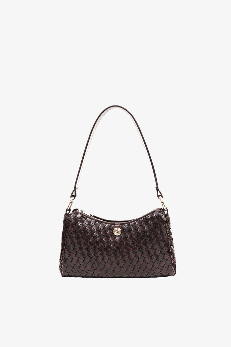 Salerno shoulder bag Eleonora Dark brown