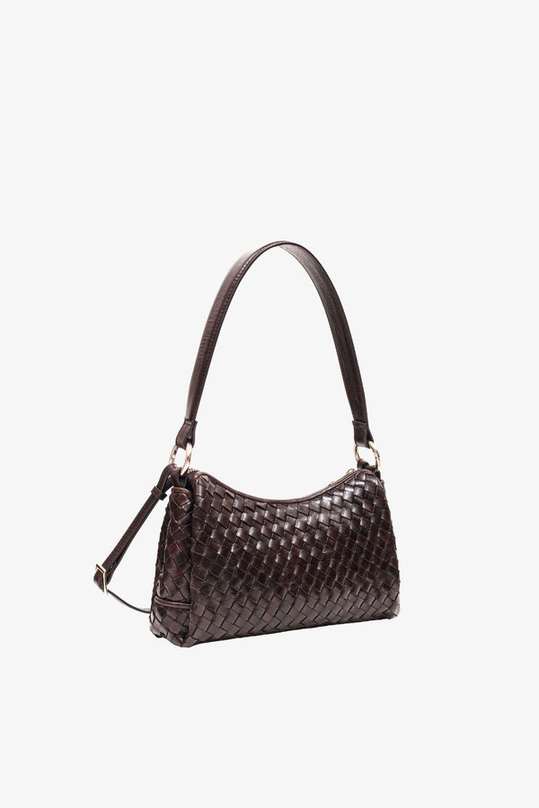 Salerno shoulder bag Eleonora Dark brown