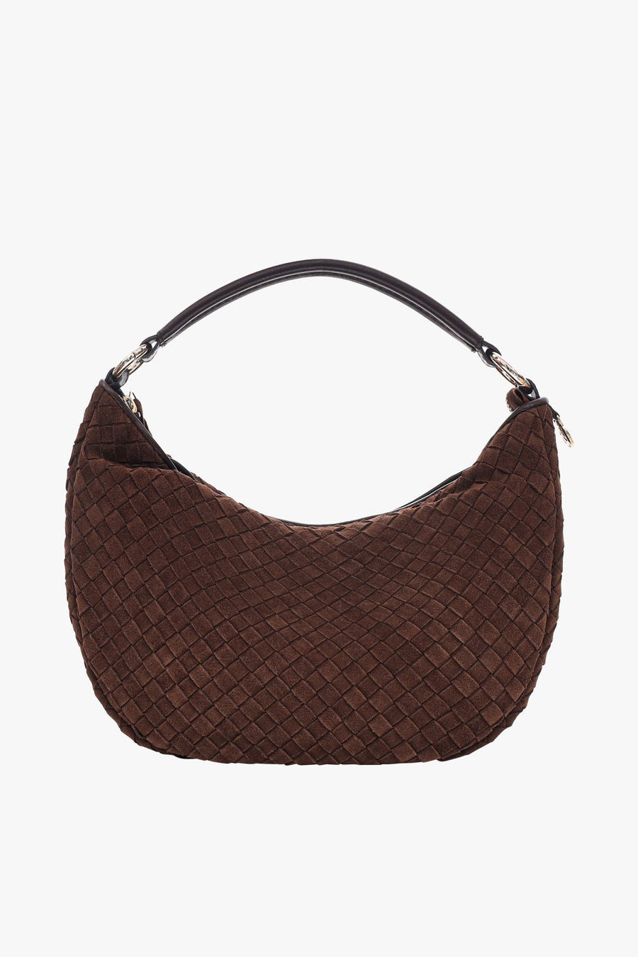 Rozzano Marlin braided Chocolate - ADAX - Håndtasker