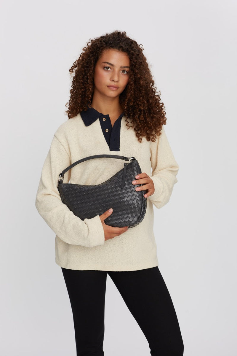 Salerno shoulder bag Marlin Charcoal - ADAX - Skuldertasker