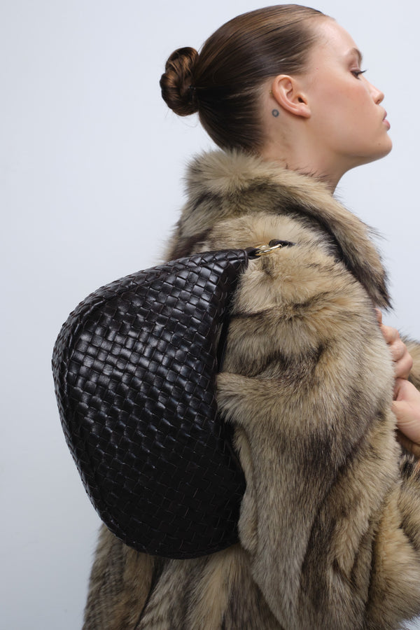 Salerno shoulder bag Marlin Dark brown - ADAX - Skuldertasker