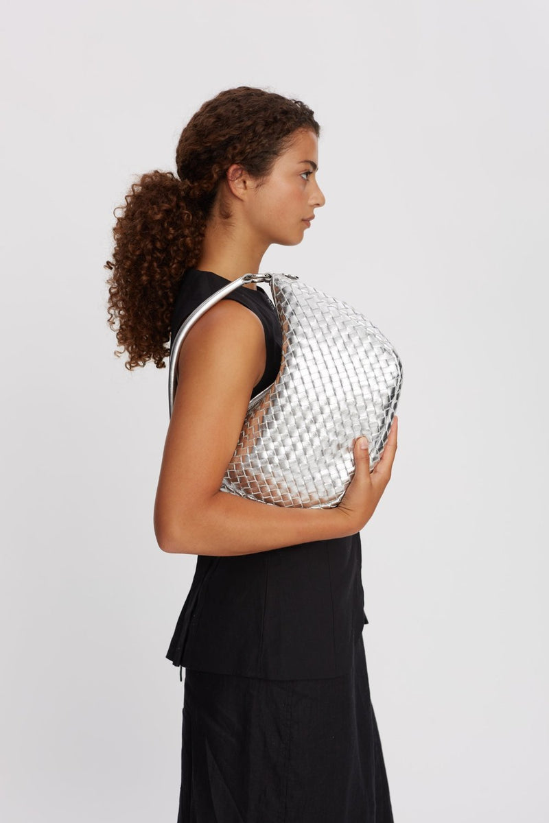 Salerno shoulder bag Marlin Silver - ADAX - Tasker