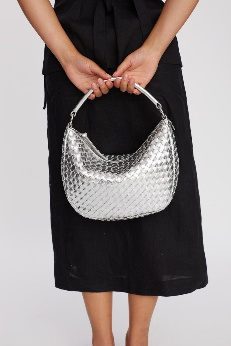Salerno shoulder bag Marlin Silver - ADAX - Tasker