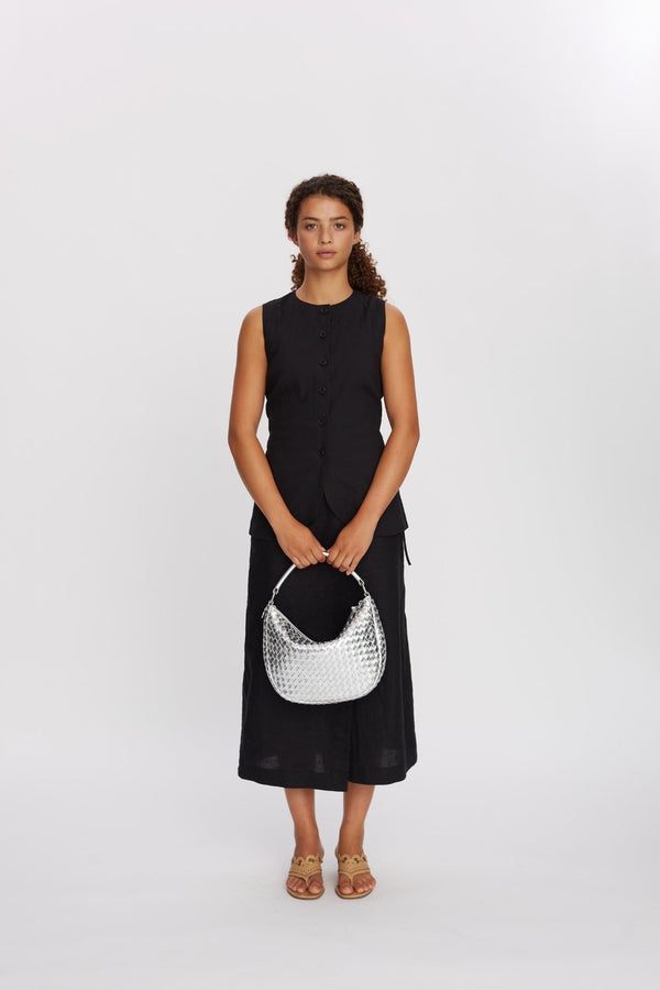 Salerno shoulder bag Marlin Silver - ADAX - Tasker