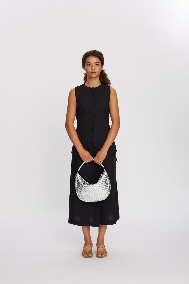 Salerno shoulder bag Marlin Silver - ADAX - Tasker