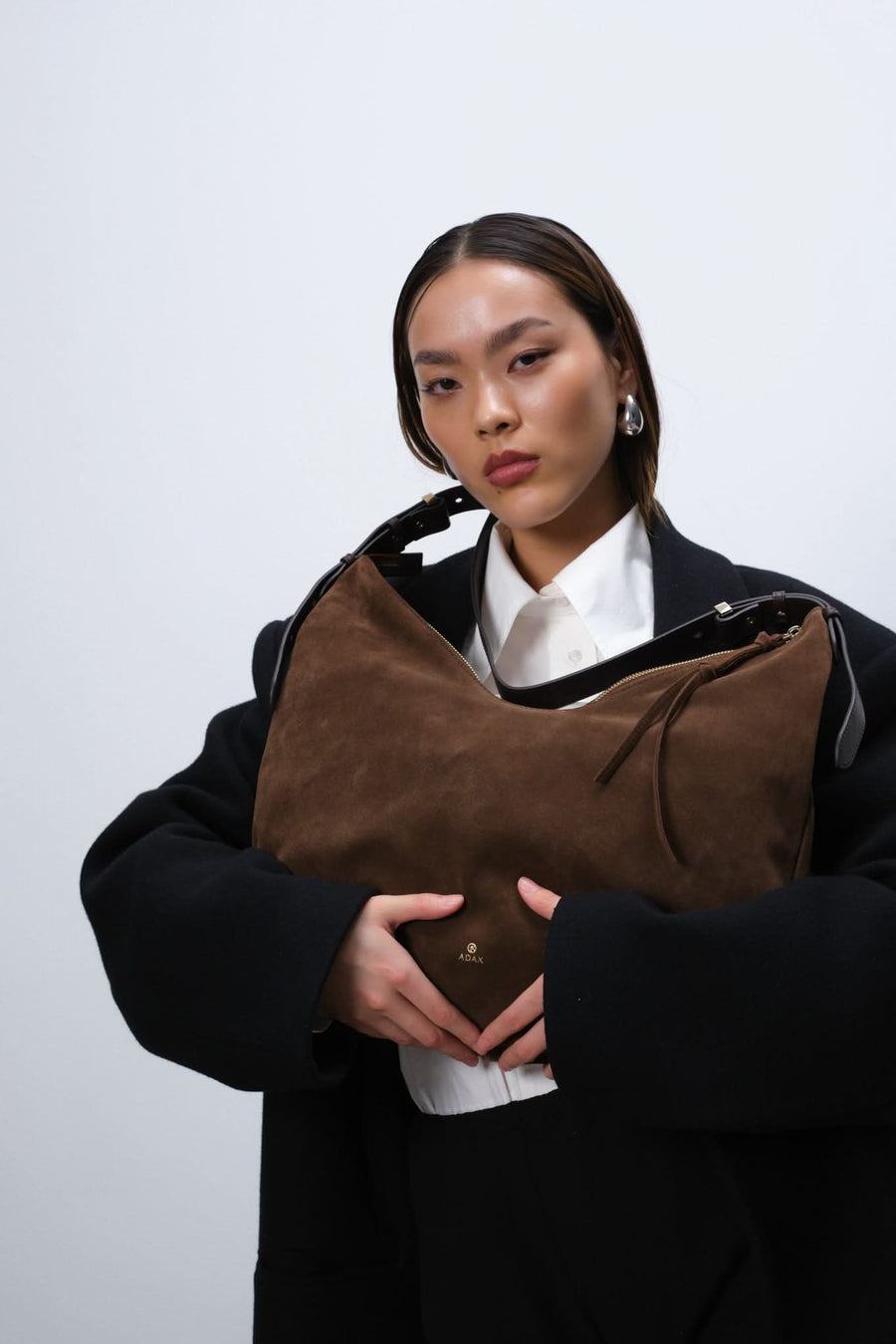 Rozzano Mindy plain Chocolate - ADAX - Skuldertasker