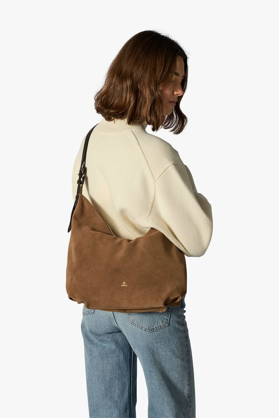 Rozzano Mindy plain Latte - ADAX - Skuldertasker