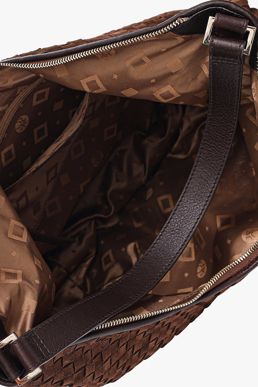 Rozzano Mindy braided Chocolate - ADAX - Skuldertasker