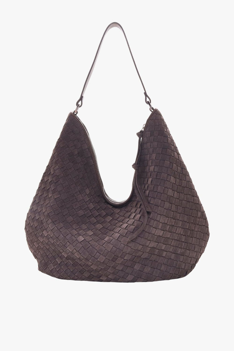 Rozzano Mindy braided Grey - ADAX - Skuldertasker